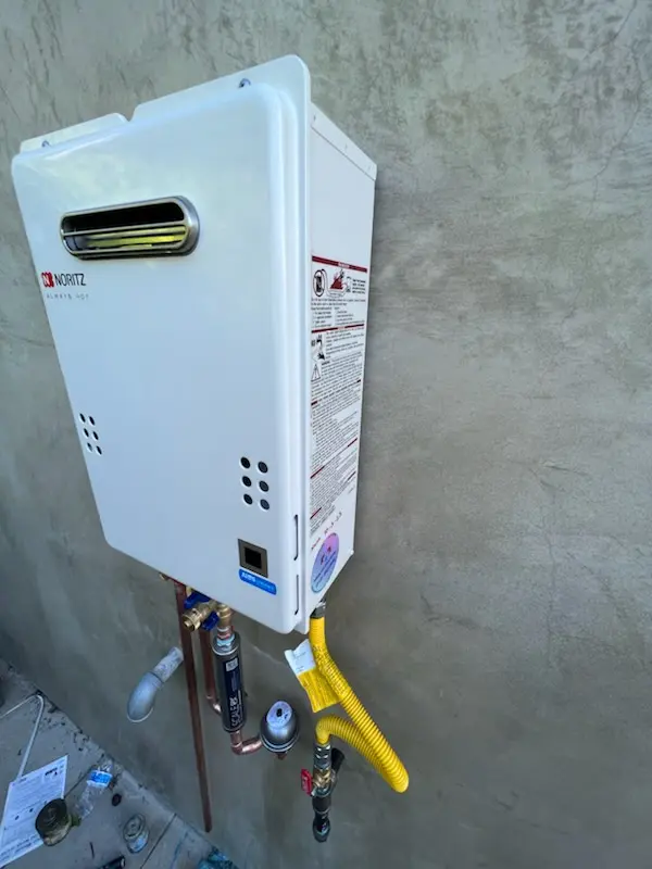Tankless water heater installation for Waterfront District homes